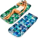 FindUWill Inflatable Pool Floats Adult, Large Pool Float Raft with Headrest for Adults, Tanning Pool Lounger Cooling Pool Floaties for Vacation