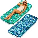 FindUWill Inflatable Pool Floats Adult, Large Pool Float Raft with Headrest for Adults, Tanning Pool Lounger Cooling Pool Floaties for Vacation