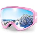 findway Kids Ski Goggles, Kids Snow Snowboard Goggles for Boys Girls Youth OTG