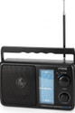 FINE 5 Band Portable AM/FM/SW Radio with Built-in Speaker,Handle&Telescopic Antenna, FM Radio
