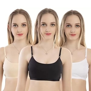 FINE GIRL Womens Cotton Non-Padded Non-Wired Sports