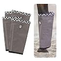 Fine Mesh Fly Boots Loose Fitting &amp; Non-Slip Horse Fly Leggings Fleece Air Flow (Set of 4)