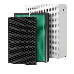 finehepa filter compatible with coway air purifier 150 hepa  carbon set green