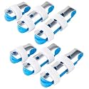 finger brace splint, 6 PCS finger splint pinky Support Braces for Arthritis Knuckle and Broken Finger Straightening Kids &amp; Adults- 3 Sizes