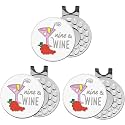 FINGER TEN Golf Ball Marker with Hat Clip or Markers Only