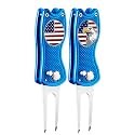 FINGER TEN Golf Divot Repair Tool & Ball Marker