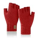 Fingerless Gloves Half Finger Winter Warm Knitted Gloves Working Running Biking Driving for Men Women