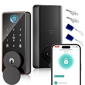 fingerprint door lock biquole keyless entry door lock smart lock