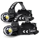 FINICO Rechargeable LED Headlamp 99000 High Lumens,95 Hours Long Lasting