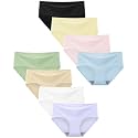 Finihen Teen Girls Underwear Seamless Stretch No Show Panties Multi-Pack