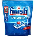 Finish 61 Tablets Power Dishwasher Tablets Worlds #1 | Powerful Cleaning for Tough Food Stains Grease & Dried-On Residue | Deep Cleaning & Sparkling Shine (Regular | Compatible with All Machines)