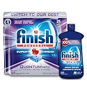 Finish Quantum 25ct + Finish Jet-Dry Rinse-Aid 8.45oz