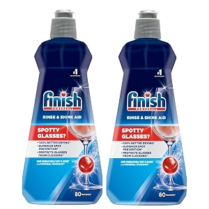 finish rinse aid shine amp dry- 400 ml pack of 2