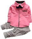 FINIVIVA Boys Festive & Party Blazer, Shirt and Trouser Set (Pink Pack of 1)