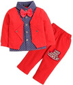 FINIVIVA Boys Festive & Party Blazer, Shirt and Trouser Set