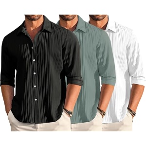 FINIVO FASHION Combo of Mens Casual Cotton