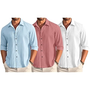 FINIVO FASHION Combo of Mens Casual Cotton