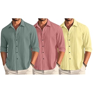 FINIVO FASHION Combo of Mens Casual Cotton