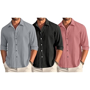 FINIVO FASHION Combo of Mens Casual Cotton