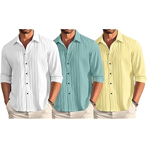 FINIVO FASHION Combo of Mens Casual Cotton