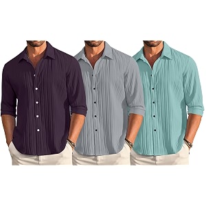 FINIVO FASHION Combo of Mens Casual Cotton