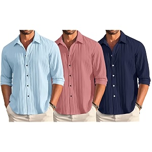 FINIVO FASHION Combo of Mens Casual Cotton