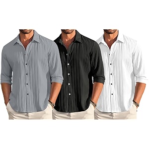 FINIVO FASHION Combo of Mens Casual Cotton