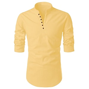 FINIVO FASHION Mens Cotton Blend Regular Full