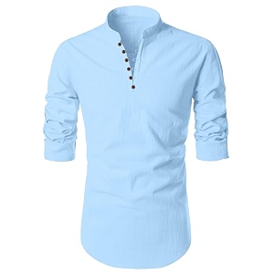 FINIVO FASHION Mens Cotton Blend Regular Full