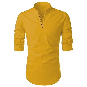 FINIVO FASHION Mens Cotton Blend Regular Full
