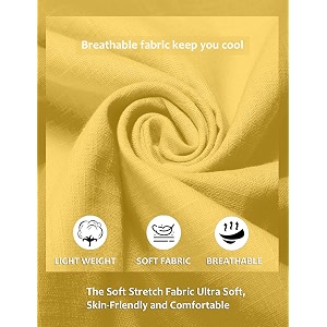 FINIVO FASHION Mens Cotton Polyester Blend Solid