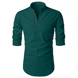FINIVO FASHION Mens Cotton Blend Regular Full