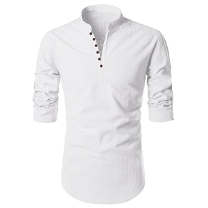 FINIVO FASHION Mens Cotton Blend Regular Full