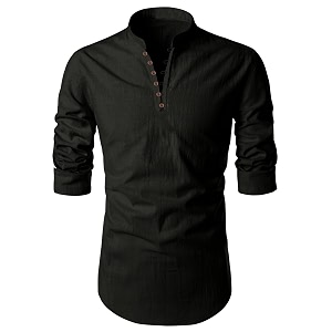 FINIVO FASHION Mens Cotton Blend Regular Full
