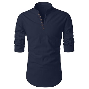 FINIVO FASHION Mens Cotton Blend Regular Full