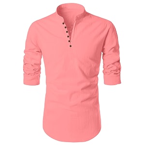 FINIVO FASHION Mens Cotton Blend Regular Full