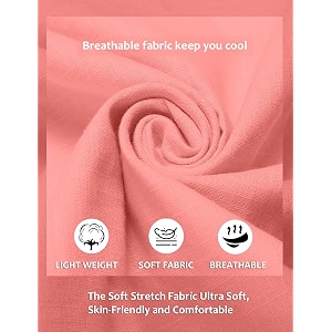 FINIVO FASHION Mens Cotton Polyester Blend Solid