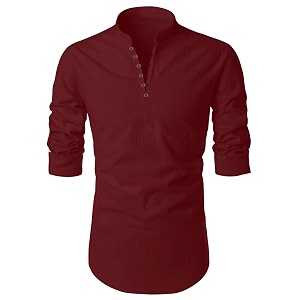FINIVO FASHION Mens Cotton Blend Regular Full