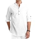 FINIVO FASHION Men39s Cotton Polyester Blend Solid