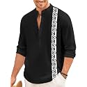 FINIVO FASHION Mens Short Kurta with Printed