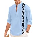 FINIVO FASHION Mens Short Kurta with Printed