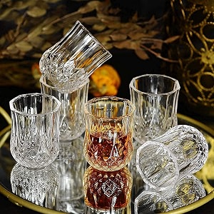 finster premium vodka shot glasses set of 12-50 ml transparent perfect for bar and home collection