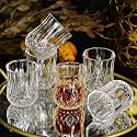 FINSTER Premium Vodka Shot Glasses Set of 12-50 ml, Transparent (Perfect for Bar and Home Collection)