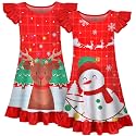 Fiodrimy 2Pcs Girls Nightgowns 3-8 Years Unicorn Sleepwear Night Sleep Dress Pajamas Little Kids Toddler Soft Nightgown