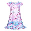 Fiodrimy Girls Nightgowns Unicorn Sleepwear Night Sleep Dress Pajamas Little Kids Toddler Soft Nightgown