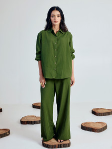 FIORRA Shirt Palazzos Co-ords Set