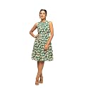 FIORRA Women39s Fit And Flare Knee Length