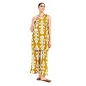 FIORRA Women Mustard Yellow Printed Pure Cotton