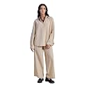 FIORRA Womens Linen-Blend Loose Relaxed Fit Co-Ord