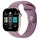Fire-Boltt Ring X Smart Watch with 2.01” Always-On Display, Bluetooth Calling, Wireless Charging, AI Voice Assistant, 500+ Watch Faces, Health Suite, Smart Watch for Man &amp; Woman – Pink S